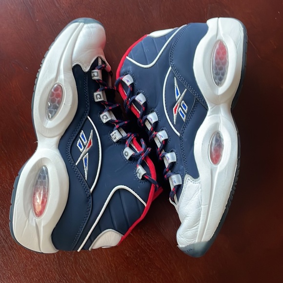 Mens Allen Iverson Reebok Question Mid sneakers - Picture 4 of 8